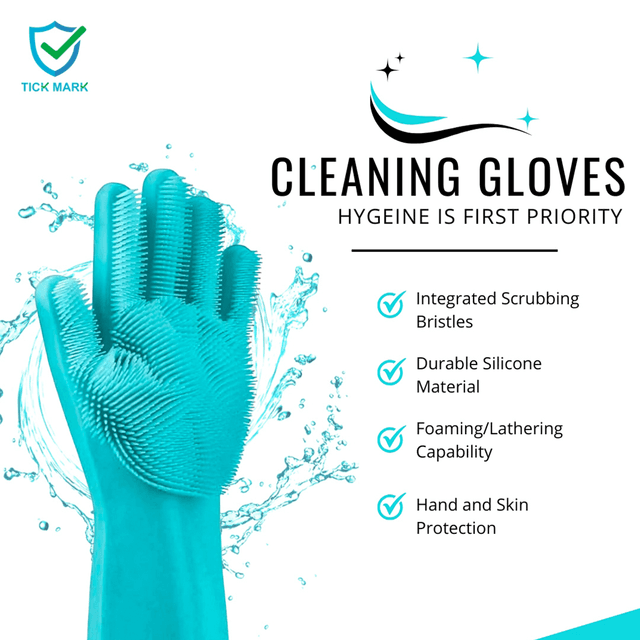 Magic Silicone Cleaning Gloves
